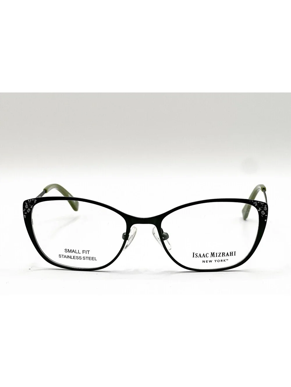 Isaac Mizrahi IM30077 GN Green Cat Eye Authentic Eyeglass Frames 50-16-135